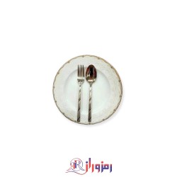 سرویس قاشق چنگال 24 نفره 120 پارچه یونیک طرحدار